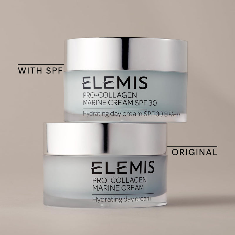 ELEMIS Pro-Collagen Marine Cream SPF30 – Anti-Wrinkle Face Moisturiser, Hydrating Day Cream, 50ml – Original, Ultra-Rich or Rose