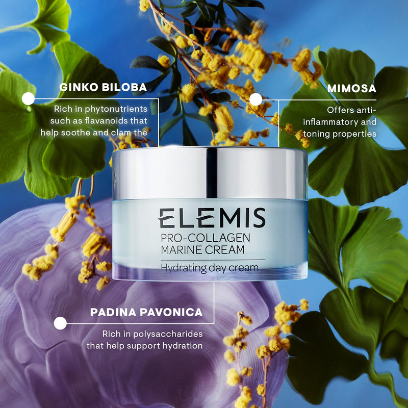 ELEMIS Pro-Collagen Marine Cream SPF30 – Anti-Wrinkle Face Moisturiser, Hydrating Day Cream, 50ml – Original, Ultra-Rich or Rose
